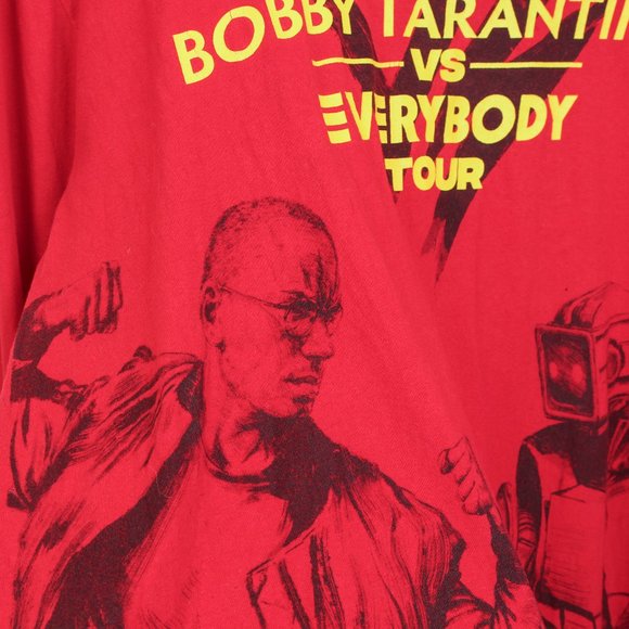 Logic Shirt Mens Red Bobby Tarantino vs Everybody 2018 Tour Tee - Picture 9 of 11